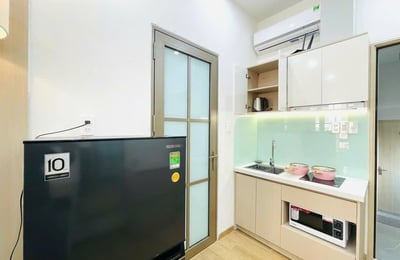 Long-term furnished 35 m² studio apartment rental, Da Nang, Vietnam