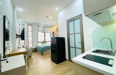 Long-term furnished 35 m² studio apartment rental, Da Nang, Vietnam