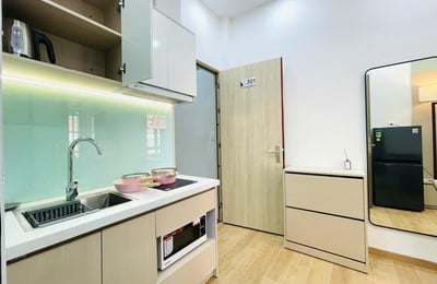 Long-term furnished 35 m² studio apartment rental, Da Nang, Vietnam