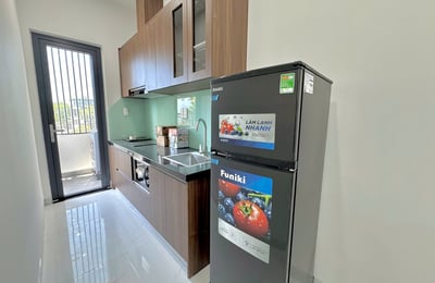 Furnished 1-bedroom apartment rental with amazing sea and mountain views, Da Nang, Vietnam