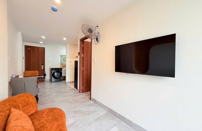 Аренда новой и меблированной квартиры 50 м² рядом с пляжем в Дананге, Вьетнам
