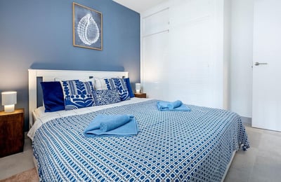 Modern ocean-view apartment in Los Gigantes for rent, Tenerife, Spain