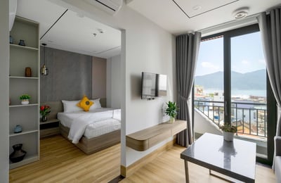 Alquiler de apartamento de lujo y moderno con vista al mar, Son Tra, Da Nang, Vietnam