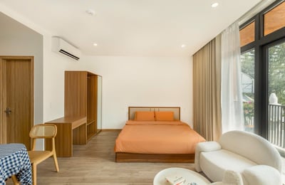 Rent of a brand new, bright studio with balcony, Da Nang, Vietnam