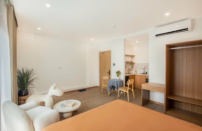 Rent of a brand new, bright studio with balcony, Da Nang, Vietnam