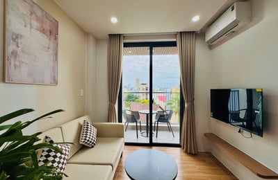 Rental of a spacious modern apartment, Ngu Hanh Son, Da Nang, Vietnam