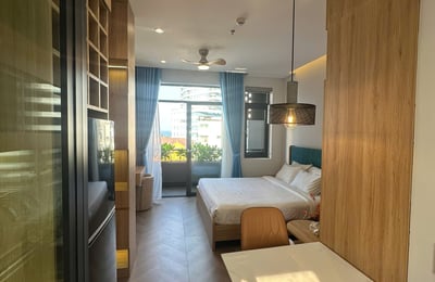 Alquiler de estudio nuevo y completamente amueblado con piscina, Son Tra, Da Nang, Vietnam