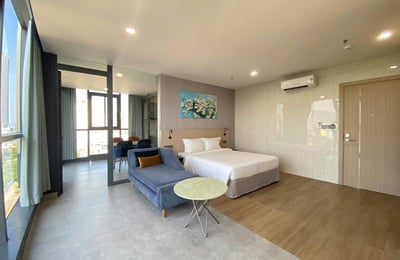 Аренда стильной, панорамной квартиры, 2 спальни, Дананг, Вьетнам