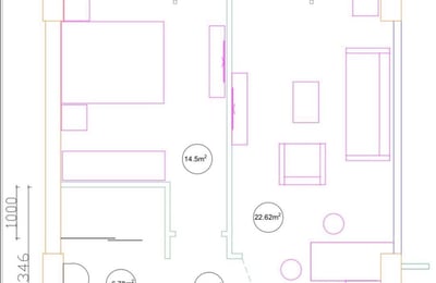 Alquiler de un apartamento totalmente nuevo de 2 habitaciones, 58 m², cerca del mar, Batumi, Georgia