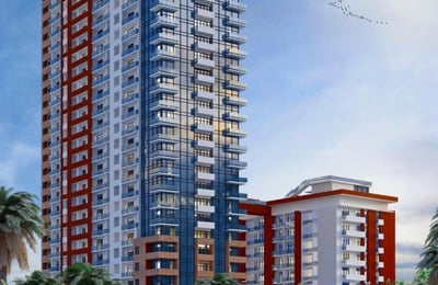 Alquiler de un apartamento totalmente nuevo de 2 habitaciones, 58 m², cerca del mar, Batumi, Georgia