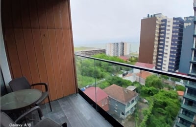 Estudio acogedor 38м² en alquiler en complejo Rainbow, Batumi, Georgia