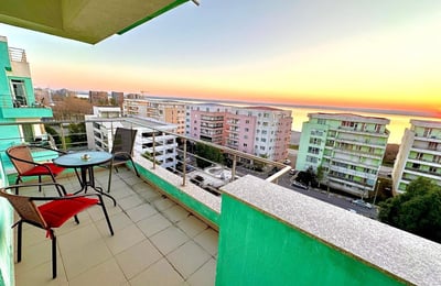 Rent of a comfortable 2-room apartment with a sea view, 55 m², Mamaia, Constanța, Romania