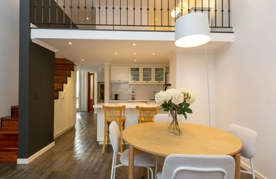 Rent of a spacious furnished 3-room duplex, 120 m², San Telmo, Buenos Aires, Argentina