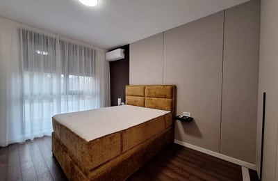 Rent of a new 2-room apartment, 50 m², opposite the riverfront, Zemun, Belgrade, Serbia