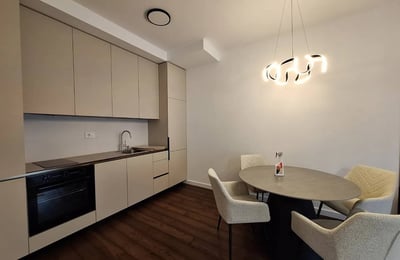 Rent of a new 2-room apartment, 50 m², opposite the riverfront, Zemun, Belgrade, Serbia