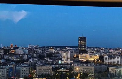 Miete einer 3-Zimmer-Wohnung mit Stadtblick, 90 m², BW Aria, Belgrad, Serbien