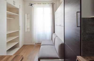 Alquiler de un estudio luminoso, 20 m², París, distrito 17, Francia