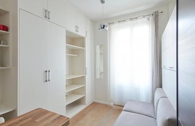 Alquiler de un estudio luminoso, 20 m², París, distrito 17, Francia