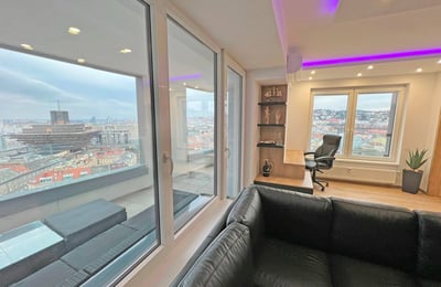 Rent of a luxurious 2-room apartment, 60 m², Old Town, Bratislava, Slovakia