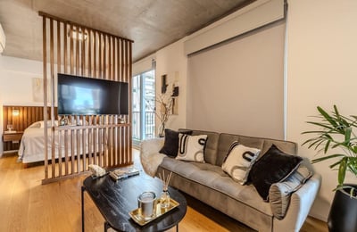 Alquiler de un estudio nuevo, luminoso y amueblado, Recoleta, Buenos Aires, Argentina