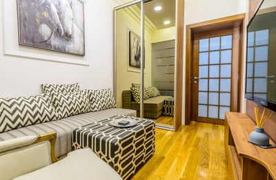 Rent of a furnished 2-room apartment, 30 m², Belgrade city center, Serbia