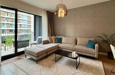 Rent of a comfortable, furnished 2-room apartment, 58 m², BW Terra, Belgrade, Serbia