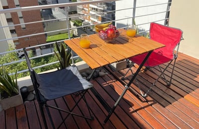 Miete eines hellen, möblierten Studios, Belgrano, Buenos Aires, Argentinien