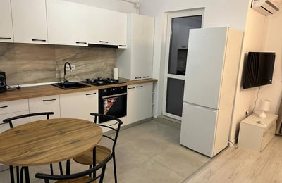 Rent of a furnished 1-room apartment with modern renovation, Sector 6, Bucharest, Romania