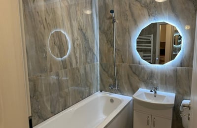 Rent of a furnished 1-room apartment with modern renovation, Sector 6, Bucharest, Romania