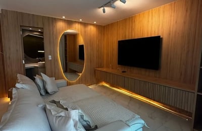 Alquiler de un apartamento amueblado de una habitación con vista al océano, Barra da Tijuca, Río de Janeiro, Brasil