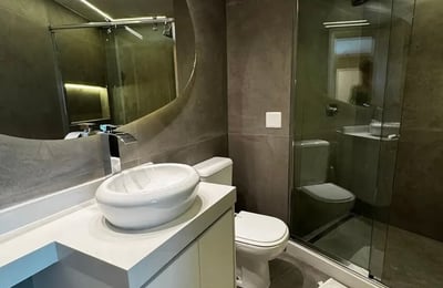 Alquiler de un apartamento amueblado de una habitación con vista al océano, Barra da Tijuca, Río de Janeiro, Brasil