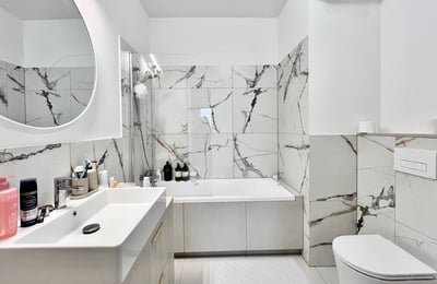 Rent of a stylish 60 m² three-room apartment, Praga-Południe district, Warsaw, Poland