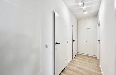 Rent of a stylish 60 m² three-room apartment, Praga-Południe district, Warsaw, Poland