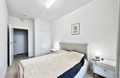 Rent of a stylish 60 m² three-room apartment, Praga-Południe district, Warsaw, Poland