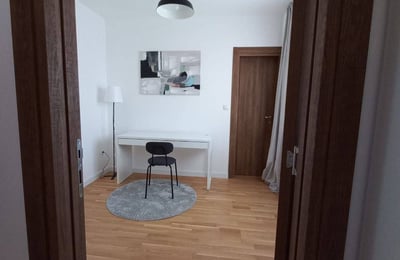 Alquiler de un apartamento absolutamente nuevo de 3 habitaciones, 60 m², en Zemun, Belgrado, Serbia