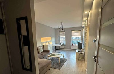 Location d’un appartement meublé 37 m² près du parc, Grzegórzki, Cracovie, Pologne