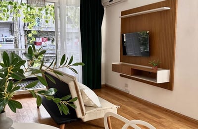 Location d’un studio avec balcon et piscine, Palermo, Buenos Aires, Argentine