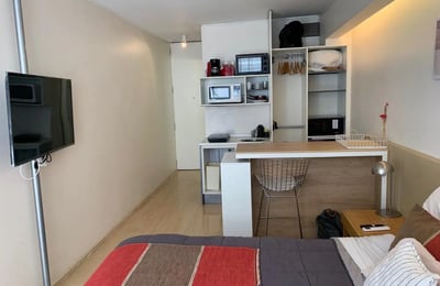 Location d’un studio avec piscine, Recoleta, Buenos Aires, Argentine