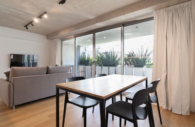 Alquiler de apartamento luminoso de 2 habitaciones en complejo nuevo, Recoleta, Buenos Aires, Argentina