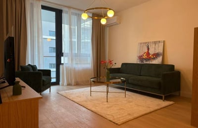 Rent of 2-room apartment 57 m² in premium residential complex BW Echo, Belgrade, Serbia