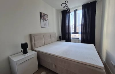 Rent of brand new 3-room apartment 72 m² in the premium BW Sensa residential complex, Belgrade, Serbia