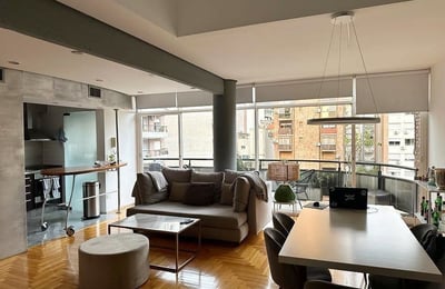 Alquiler de amplio dúplex de 2 habitaciones, 117 m², Las Cañitas, Buenos Aires, Argentina