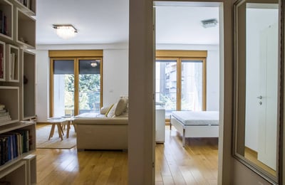 Alquiler de apartamento de 2 habitaciones, 57 m², en el complejo residencial premium Central Garden, Belgrado, Serbia