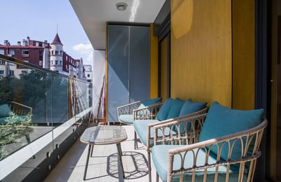 Alquiler de apartamento de 2 habitaciones, 57 m², en el complejo residencial premium Central Garden, Belgrado, Serbia