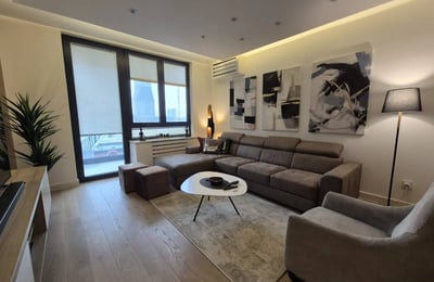 Rent of a brand-new 2-room apartment, 60 m², in the premium BW Eterna residential complex, Belgrade, Serbia