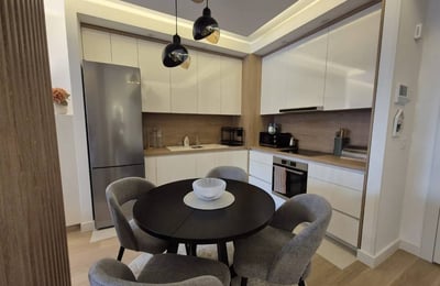 Rent of a brand-new 2-room apartment, 60 m², in the premium BW Eterna residential complex, Belgrade, Serbia