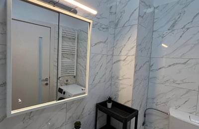 Alquiler de apartamento nuevo de 1 habitación con balcón y plaza de aparcamiento, Bucarest, Chiajna, Rumanía