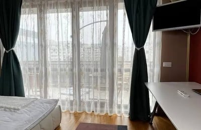 Rent of a cozy 2-room apartment, 52 m², with Dâmbovița River view, city center, Bucharest, Romania