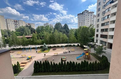 Miete einer modernen Einzimmerwohnung in einem Neubau, Stadtteil Botanica, Chișinău, Moldau