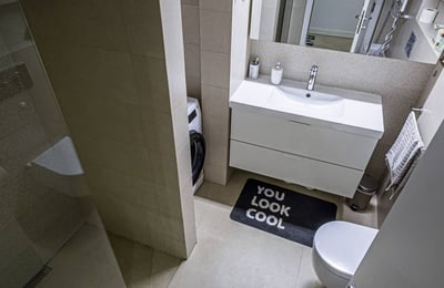 Аренда меблированной двухэтажной трёхкомнатной квартиры, 80 м², район Дединье, Белград, Сербия